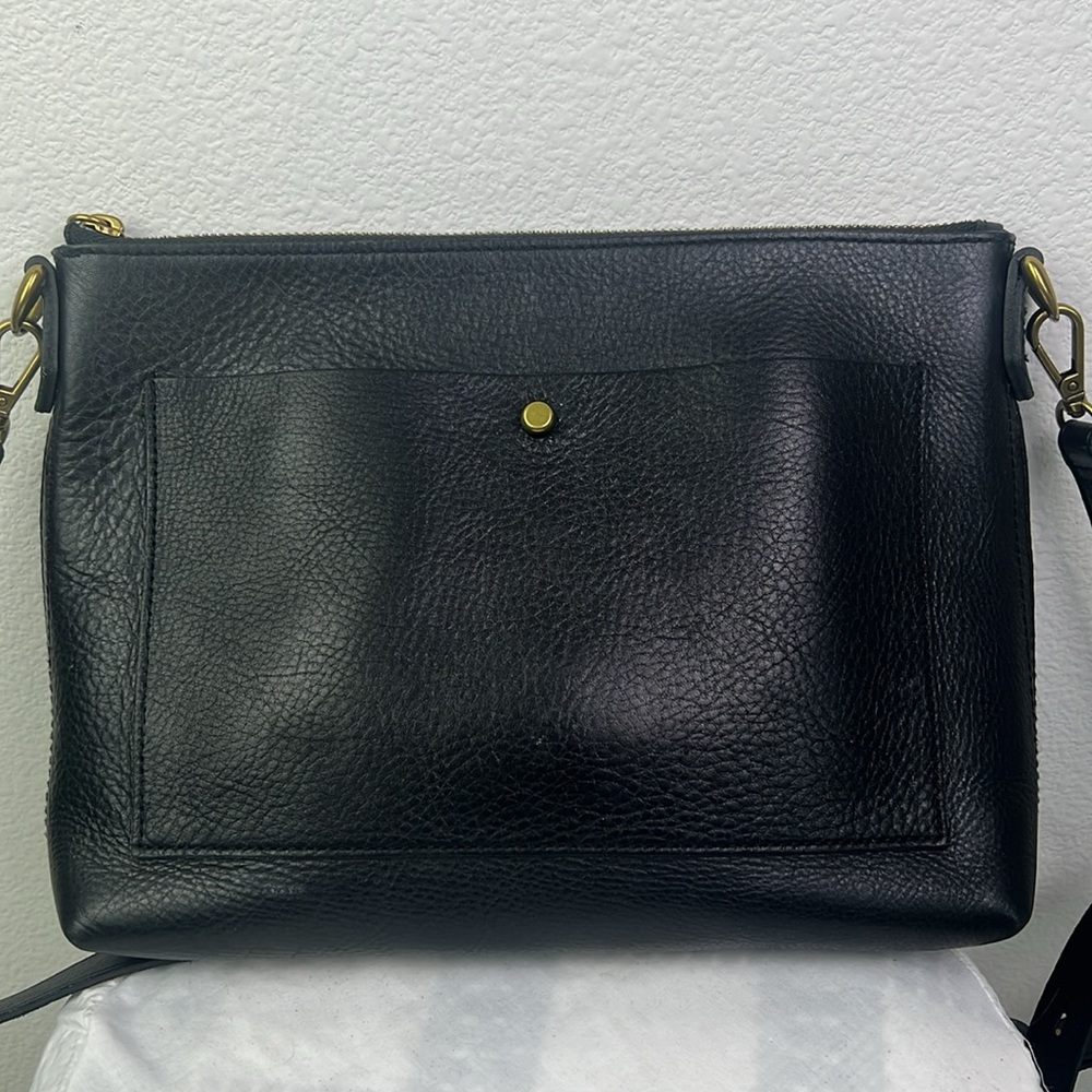 Madewell The Transport Shoulder Crossbody Bag Black - Picture 3 of 14